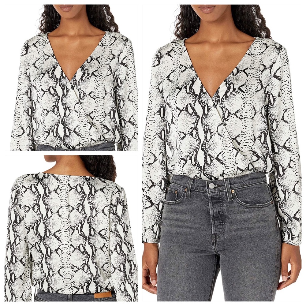 BB Dakota Women's Black Size M Blouse Bodysuit